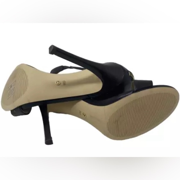 Michael Kors Women's Hamilton Chain Ankle-Strap Dress Sandals 6 Brown - Picture 9 of 10